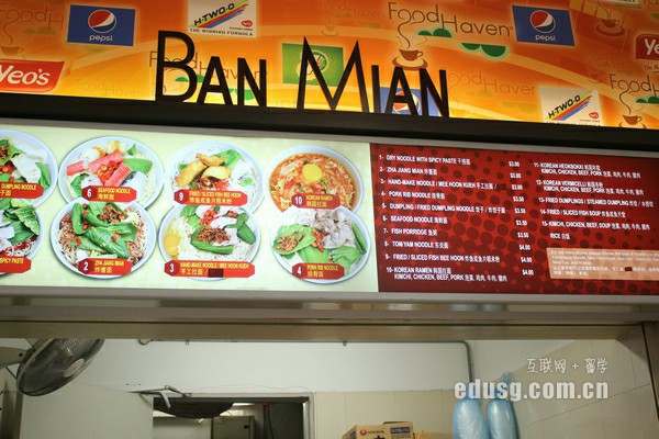 去新加坡读书一年费用